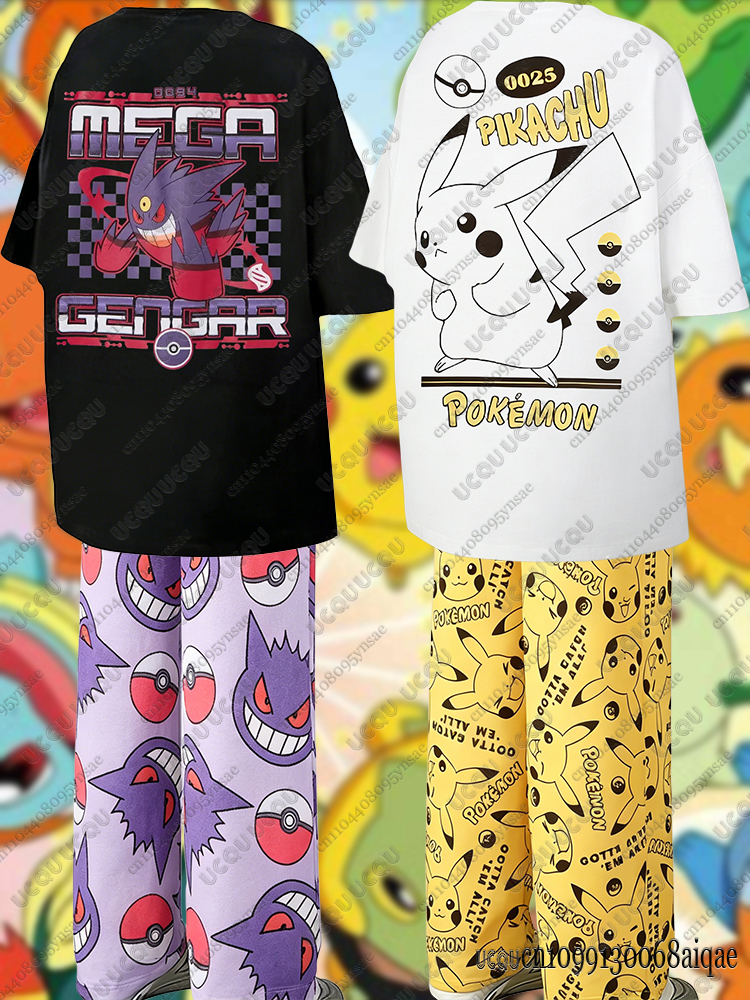 2026 Anime Pikachu&Gengar Summ - Summer Clothing Cartoon avis et prix