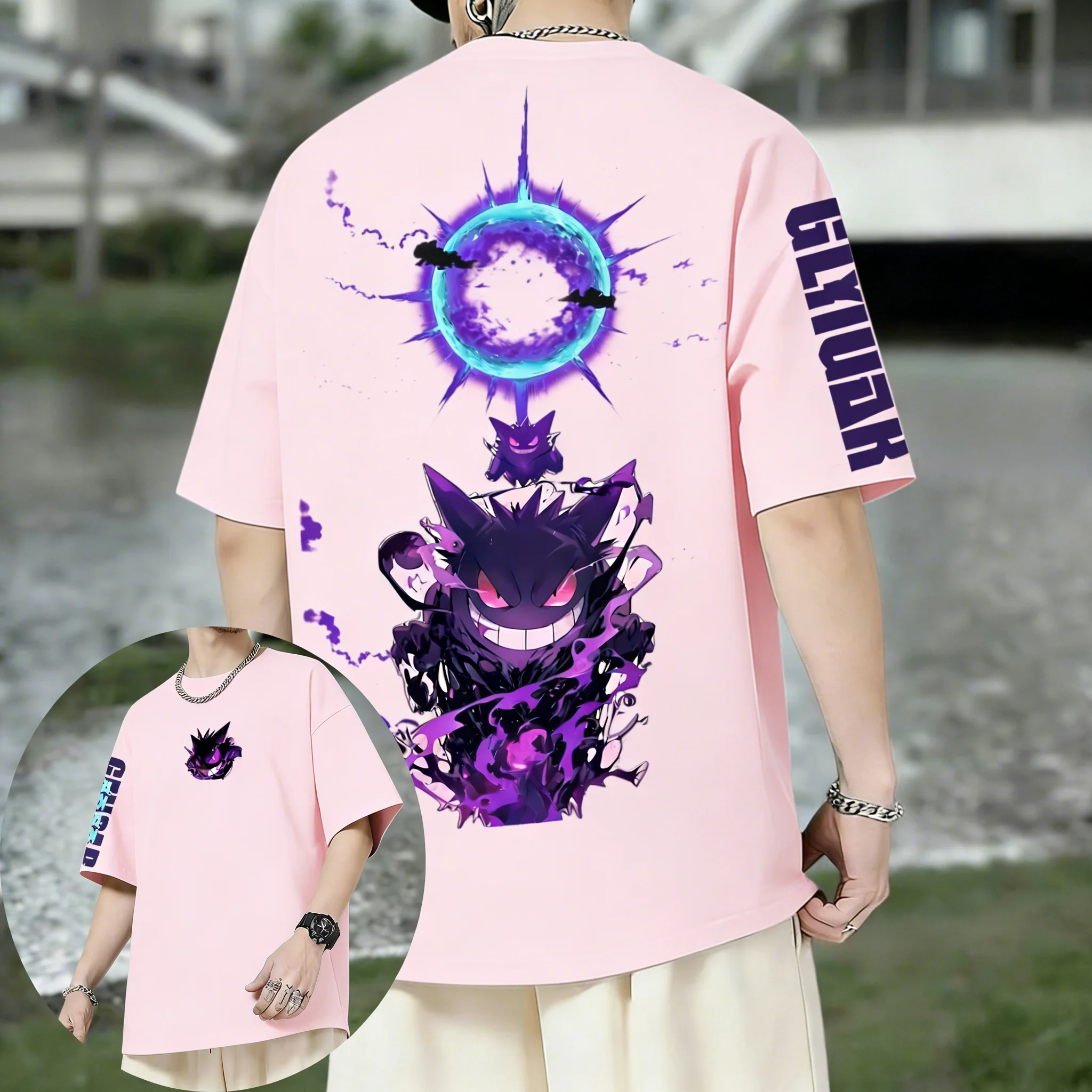 Pokemon  Games Gengar Co Brand - Summer Games Clothing Brand avis et prix