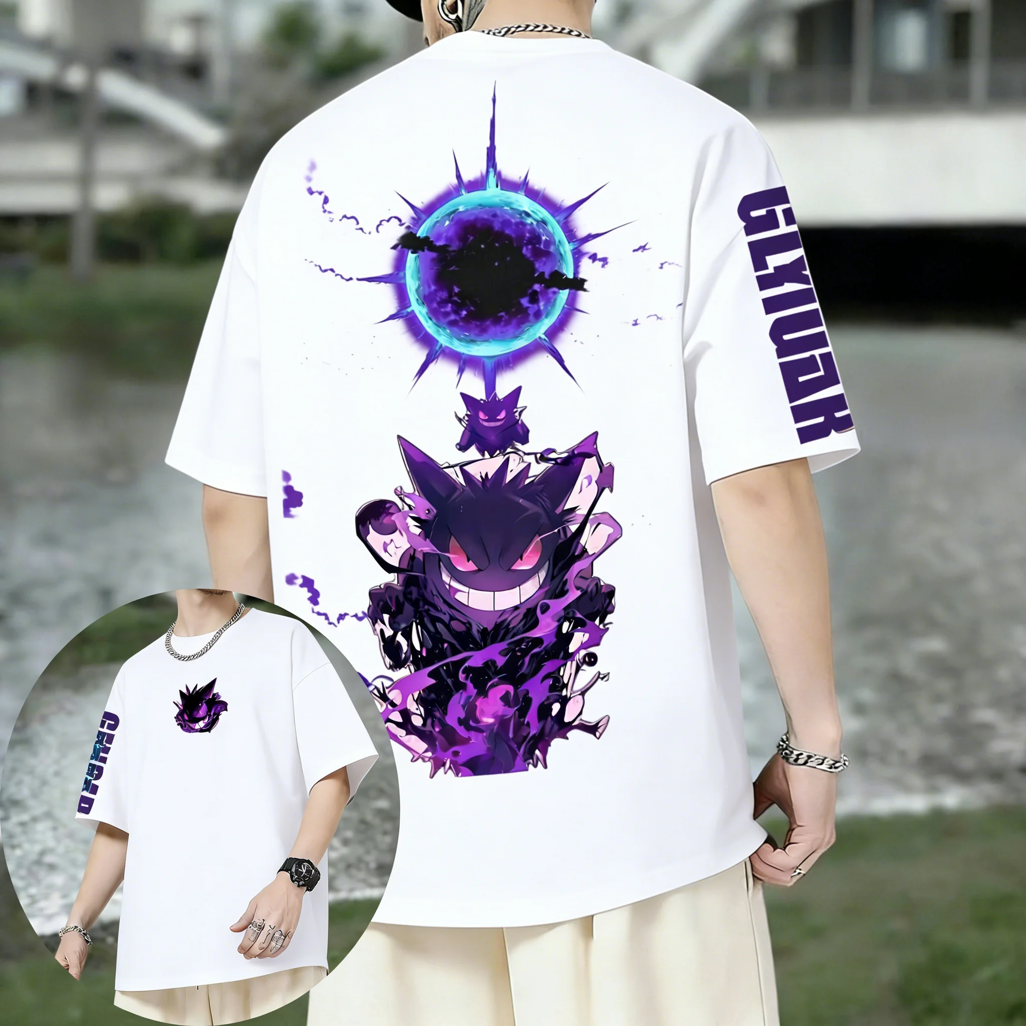 Pokemon  Games Gengar Co Brand - Summer Games Clothing Brand avis et prix